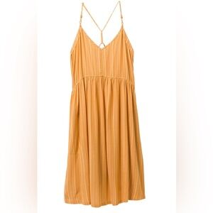 Prana yellow Fernie dress - Large